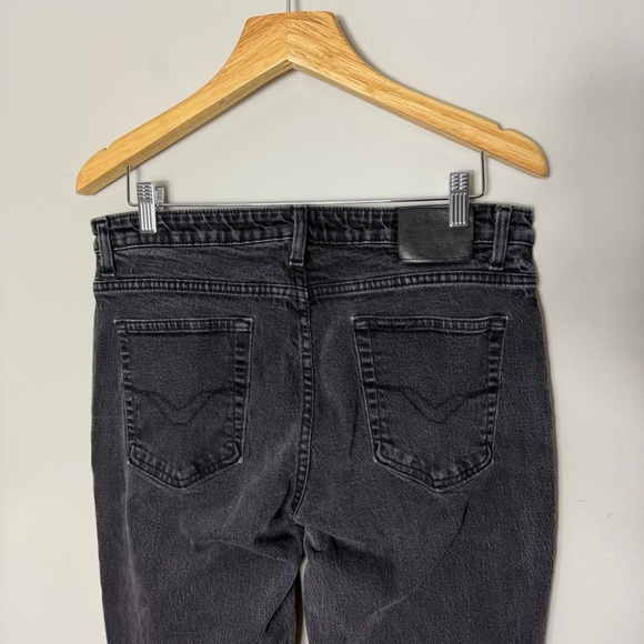 Harley Davidson Motorcycles Black Womens Bootcut Jeans Stretch Size 16 - Picture 7 of 11